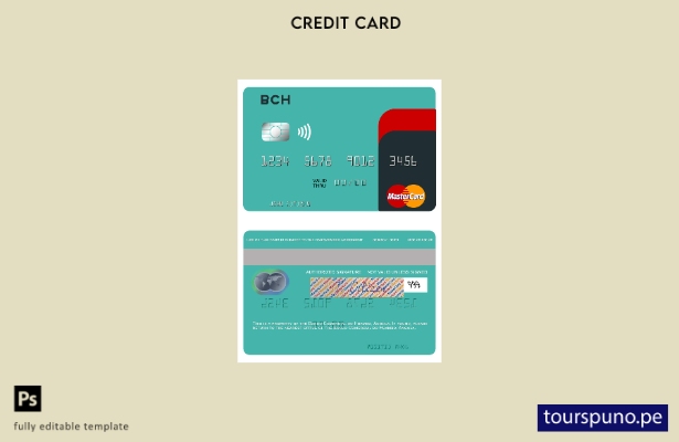 lista para imprimir plantilla mastercard del Banco Comercial do Huambo de Angola